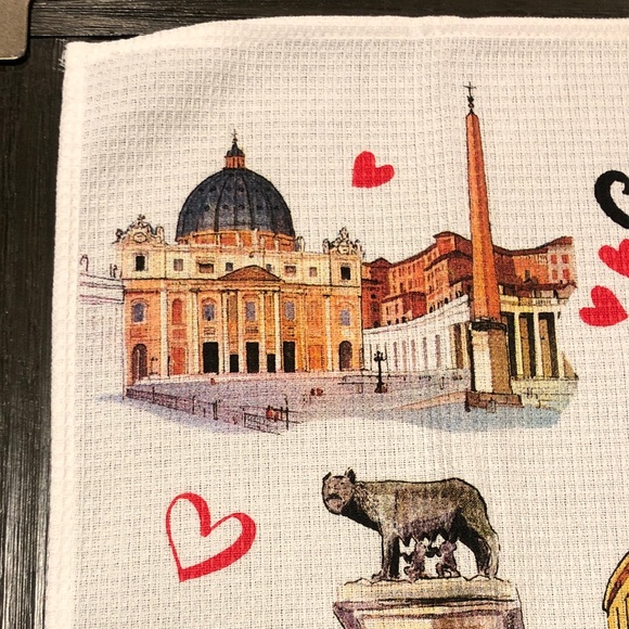 Love Roma Tea Towel - Picture 2 of 10
